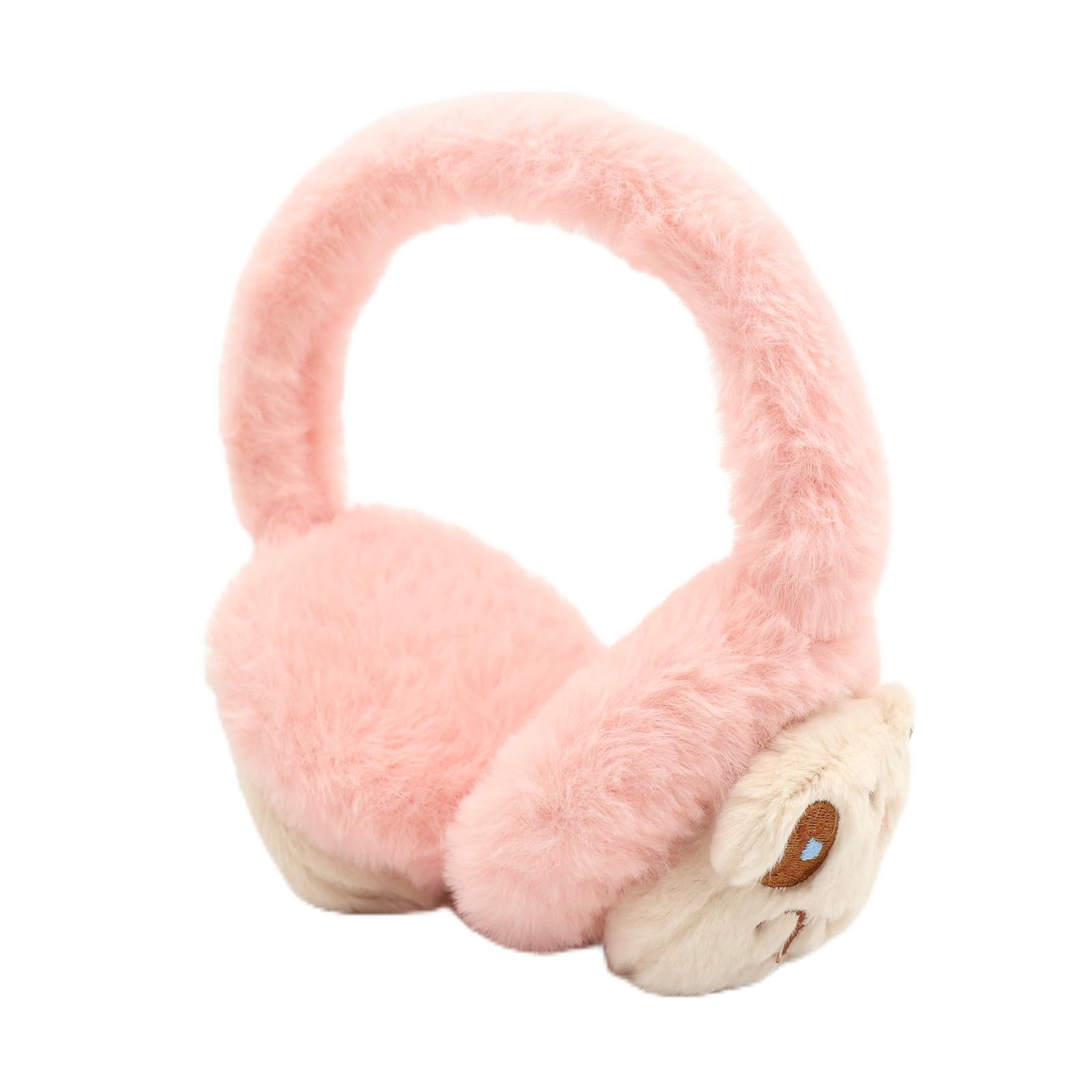 Cache oreille fourrure femme – Rose