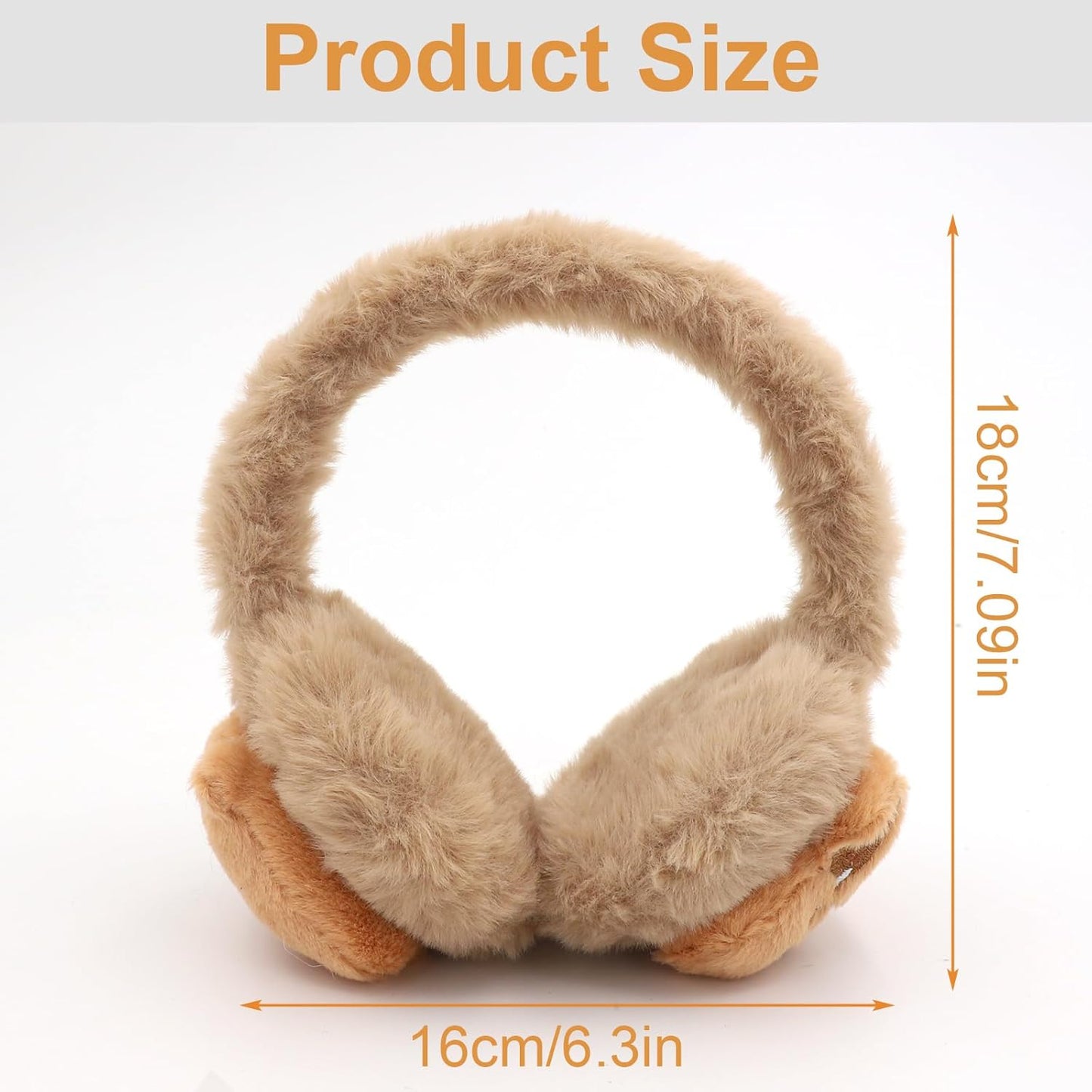 Cache oreille fourrure femme – beige