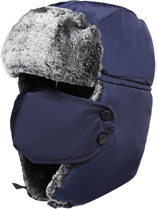 Chapka homme – Bonnet russe d’hiver chaud a randonnée, les voyages