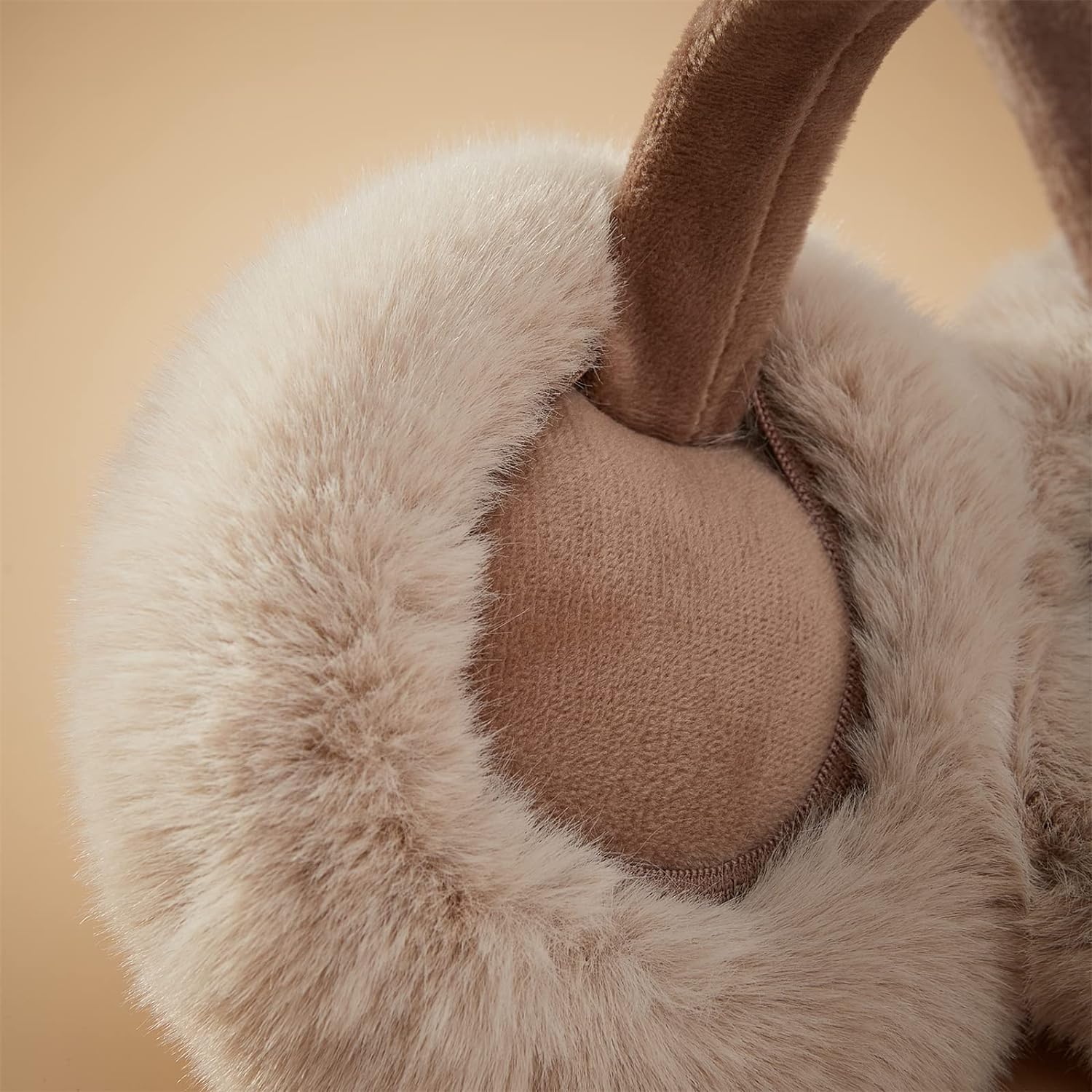 cache oreille adulte marron