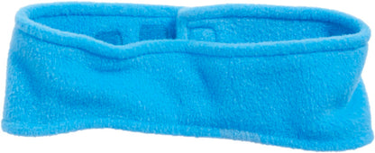 Bandeau cache-oreilles bébé en polaire – Ajustable et doux bleu