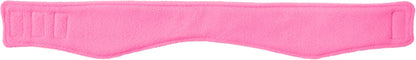 Bandeau cache-oreilles bébé en polaire – Ajustable et doux rose