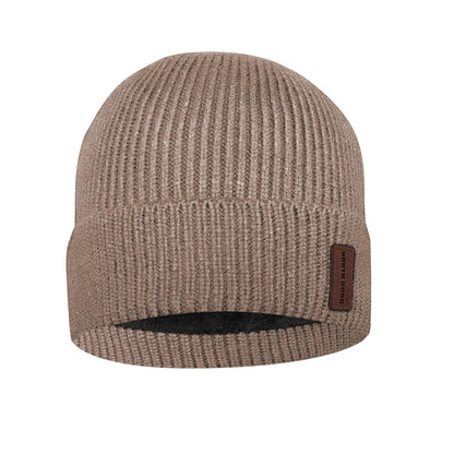 Bonnet Laine Homme – Tricot Extensible Hiver marron