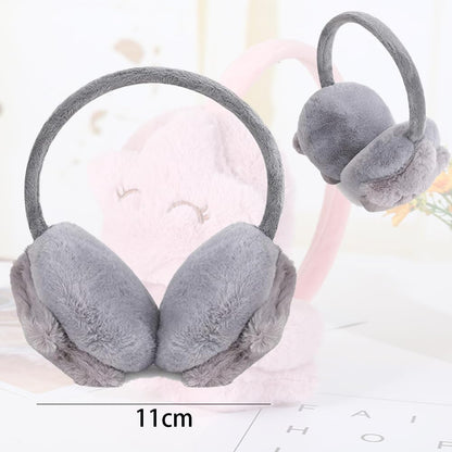 Cache-oreilles en peluche  fillette