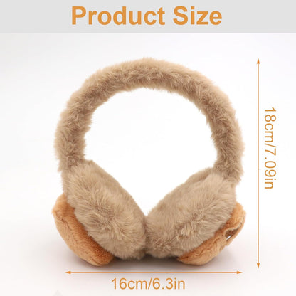 Cache oreille fourrure femme – beige