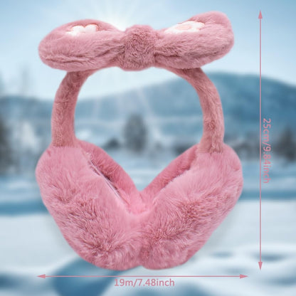 Cache oreille lapin en peluche – Doux et solide rose
