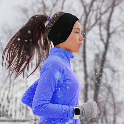 Cache oreille running noir - bandeau