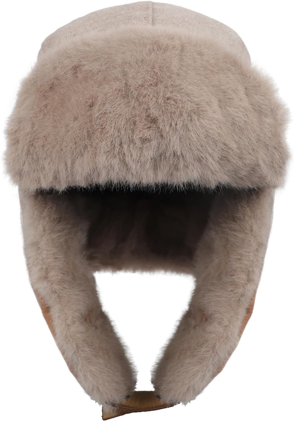 Chapka   Femme Homme Chapeau Trappeur d'hiver marron