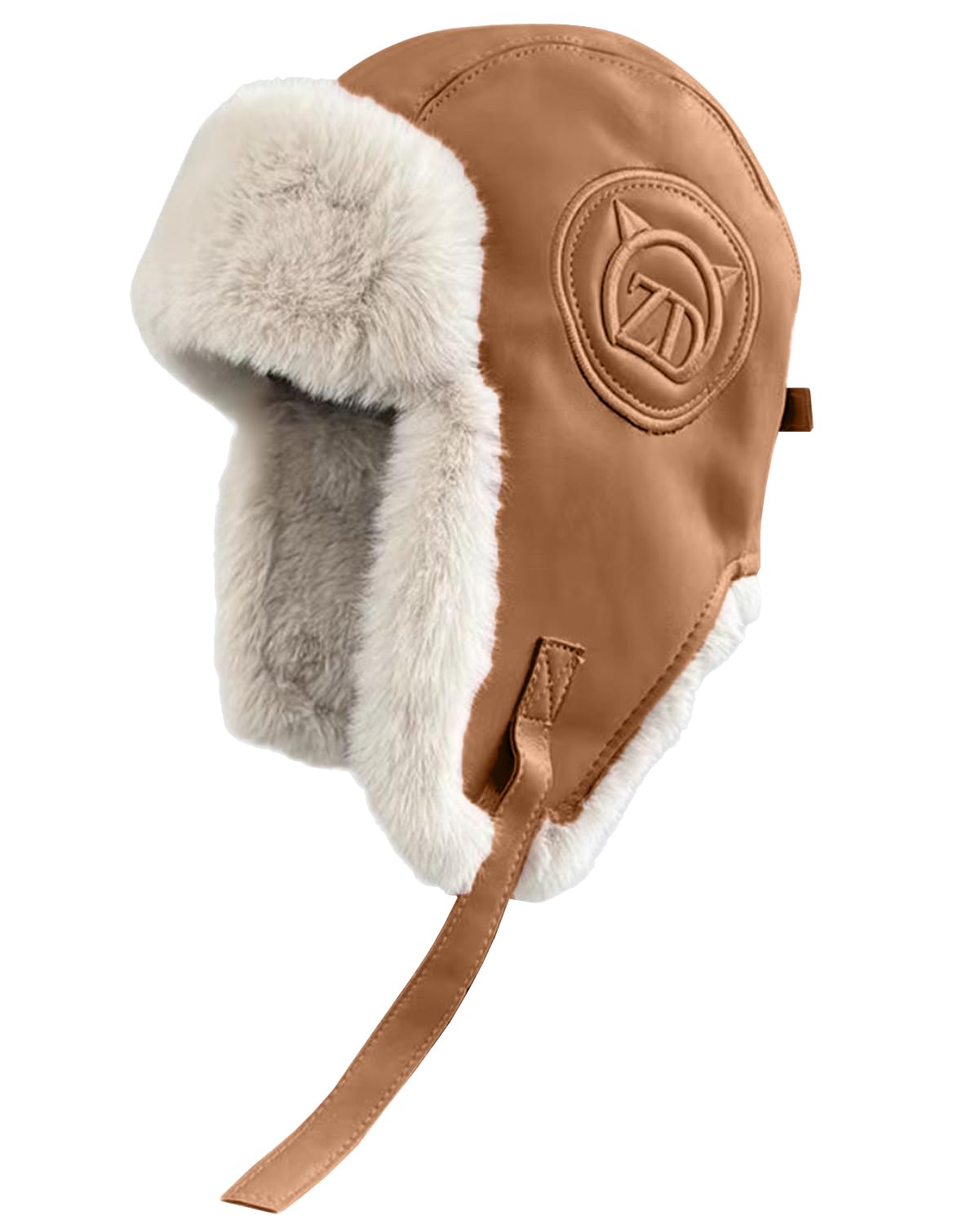 Chapka marron aviateur