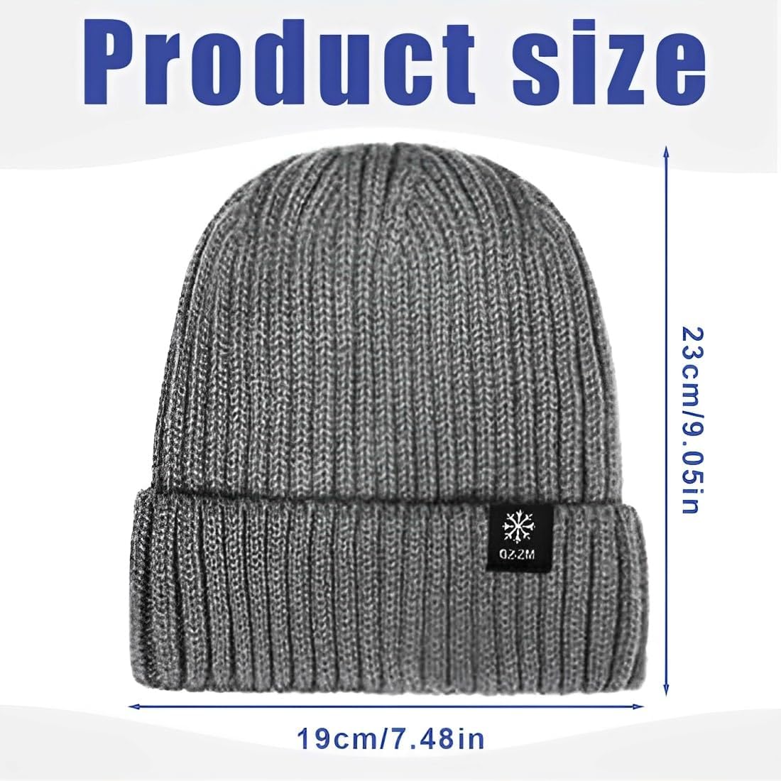 bonnet tricot taille