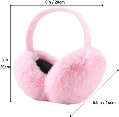 cache oreille hiver rose protection anti vent