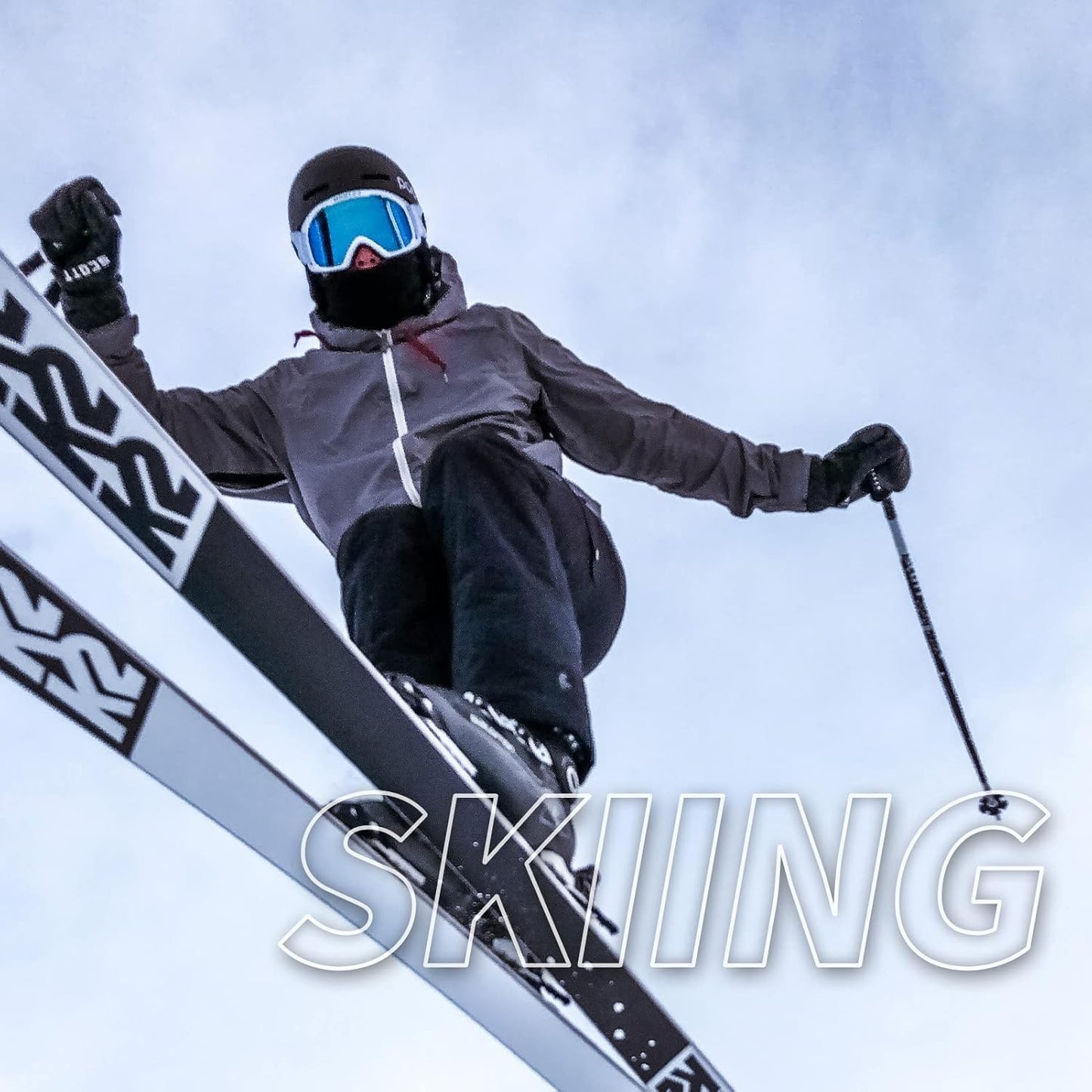 cagoule noire homme ski